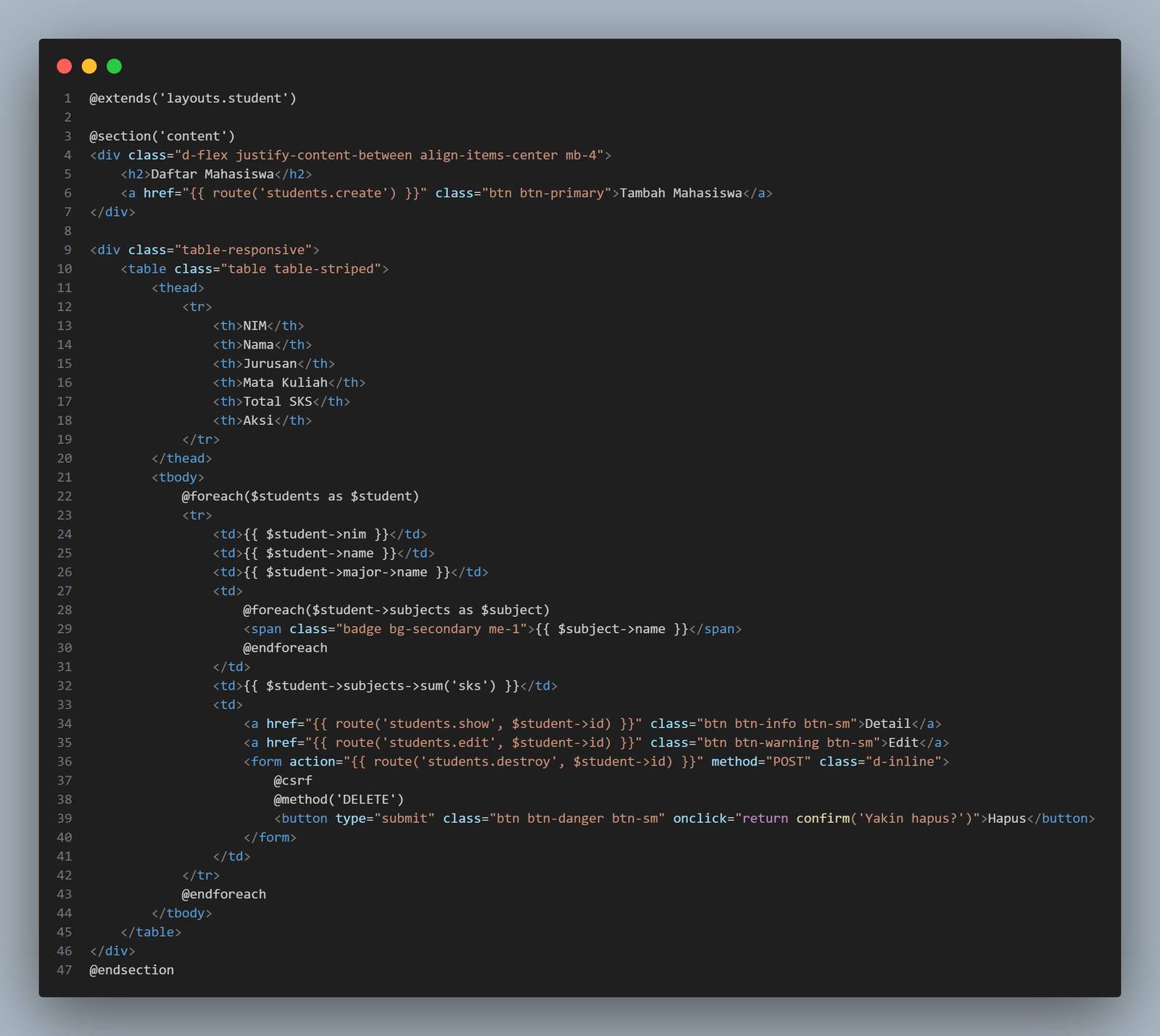 students/index.blade.php